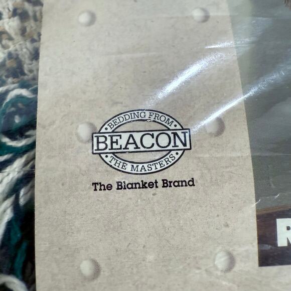 Home Improvement VTG NOS Unopened 1990s Cotton 47" x 68" Tapestry Blanket - Picture 6 of 8